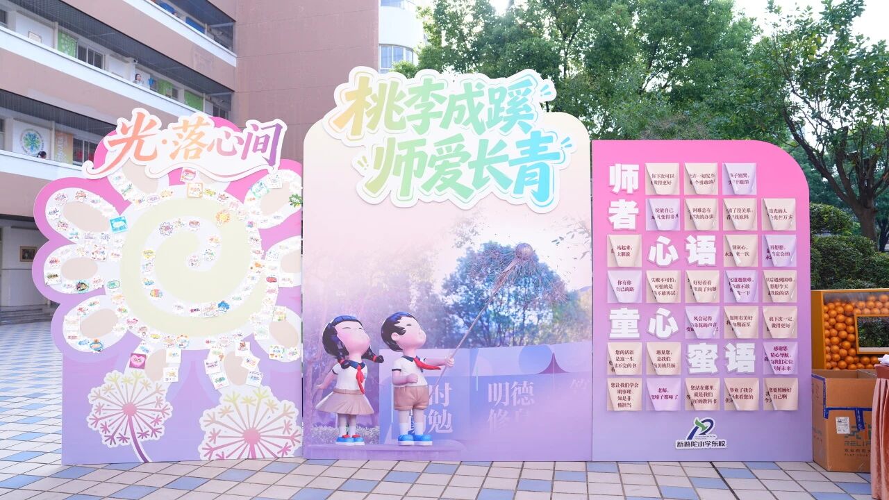 关注 | 桃李成蹊 师爱长青——新普陀小学东校举行庆祝第42个教师节主题活动